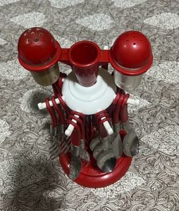 Cutlery Set With Stand