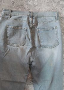 Light Blue Flared Jeans Length-36