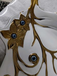 Imported Leaf Shaped Decorative Plate