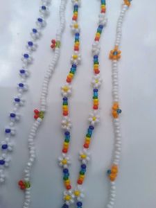 beaded necklace and bracelet