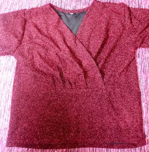 Sparkly Red Top