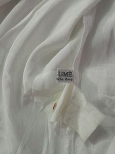 A Satin Off white Shirt