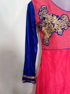 Long Gown With Dupatta And Pant