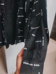 Max Solid Black Shirt
