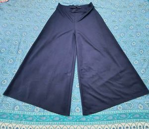 Navi Blue Flared Pallazo