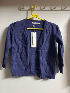 Blue Cardigan