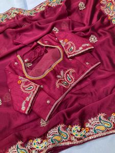 New Beautiful Designer Saree