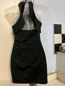 pinterest Chic Black Halter Dress