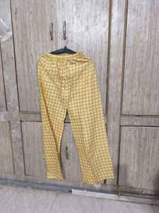 New Lemon Yellow Kurti Set (Printed)