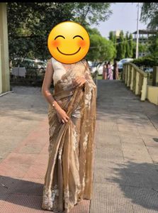 1 minute Ready To Wear Elegant Embellished Saree