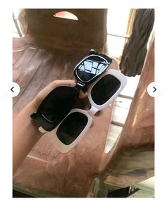 Retro Sunglasses - Black &amp; White