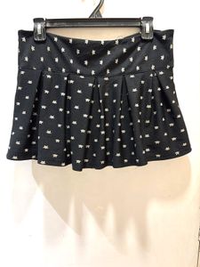 Black Mini Skirt with Short