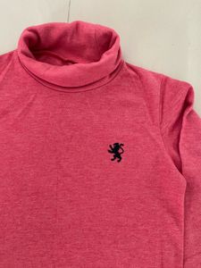 Pink Long Sleeve Turtleneck