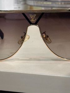 Louis Vuitton Gold Monogram Pilot Sunglasses