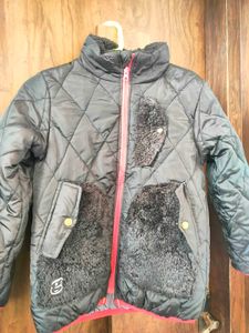 Stylish Boys Black Quilted Jacket