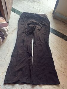 Brown Flared Pants