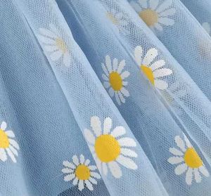 Cute Blue Daisy Dress