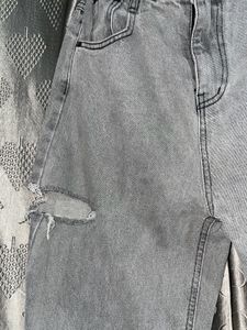 Unisex Ripped Flared Jeans