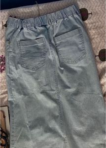 Korean Denim Strechable Skirt