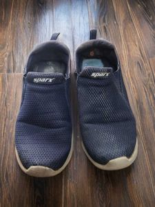 Sparx Navy Slip-On Sneakers
