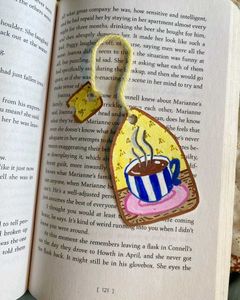 Hand Painted Tea Bookmark