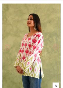 Multi Ikat Short Kurti