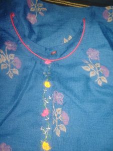 Blue Printed Kurta