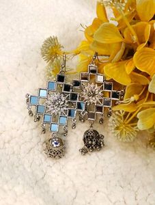 Women Mirror Earrings 😍