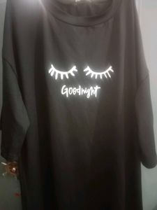 Shein Drop Shoulder Typographic Chest Print Shirt