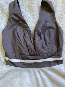 Y2K Chic Two-Tone Sleeveless Top