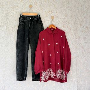 Shirt And Pant Co-ord Set