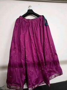 Handmade Rose Pink Lehenga Skirt