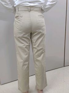 Beige Casual Pants