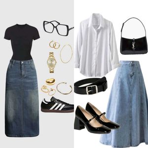 2 Denim Skirts For 450