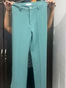 Mint Green Straight Leg Pants