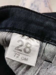 faded black/greyish straight fit jeans