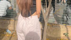 Pink Cargo Pants