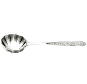 stainless steel flower shape serving ladle.
