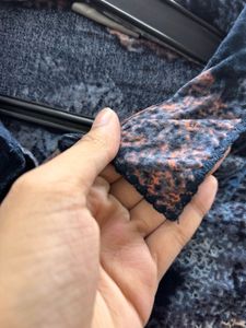 Patterned Casual Dress With Lace On Borders