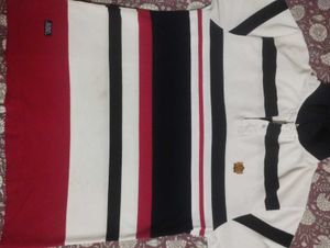 Striped White Shirt