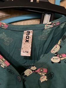 Max Full Sleeves Cotton Nighty