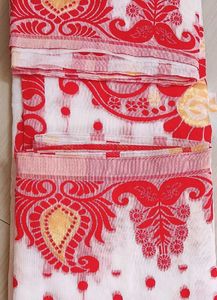 Soft Cotton Blend Jamdani Saree ।