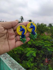 Peacock Earrings 🦚