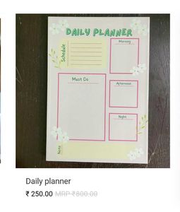 Daily Planner - Stay Organized!