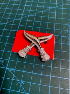 Unisex Brooch with crystal stones| Stainless steel