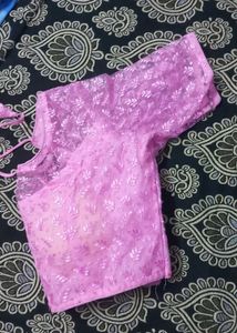 New Net Blouse with Sequence Design