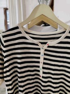 Striped Henley Top