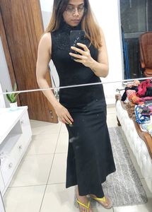 Black Long One Piece Dress