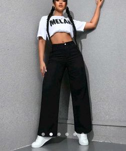 Black Wide Leg Jeans