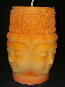 Sow Wax 4 Headed Buddha Candle